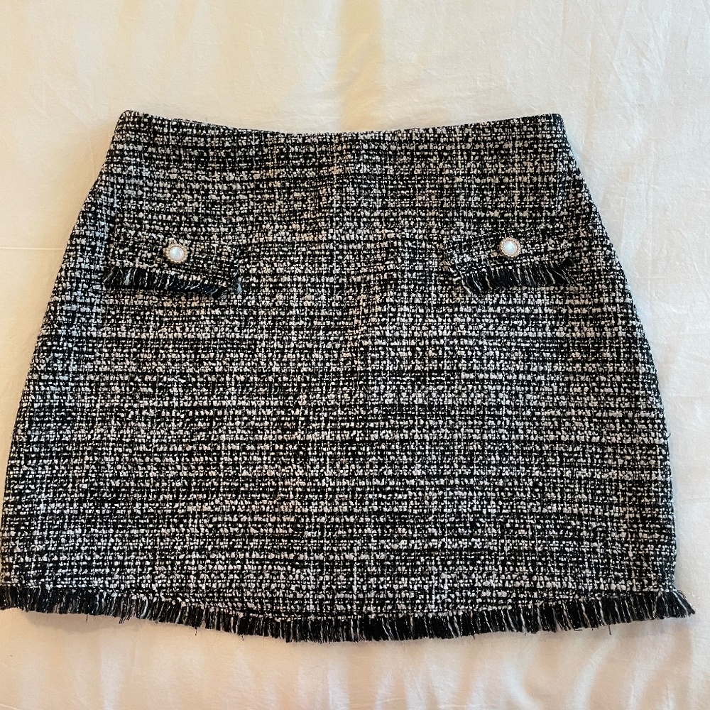 NEW WITH TAGS Tweed High Waist Skirt